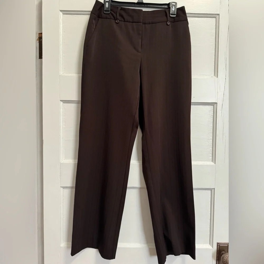 brown dress pants women High Waisted Pleated Wide Leg Women Wide Leg Pants For Women Work Business Casual High Waisted Dress Pants Flowy Trousers Office Features Straight wool-blend suit pants -